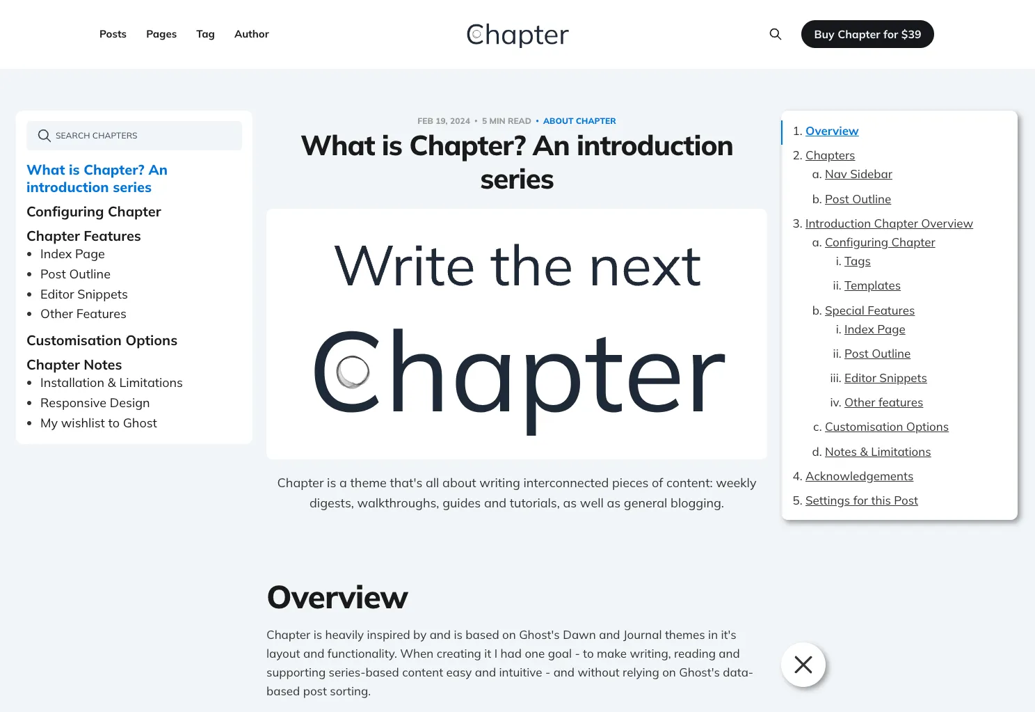 Ghost Chapter Theme final result