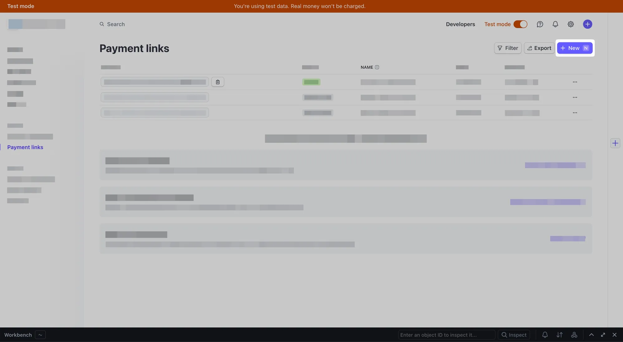 Stripe setup step 2