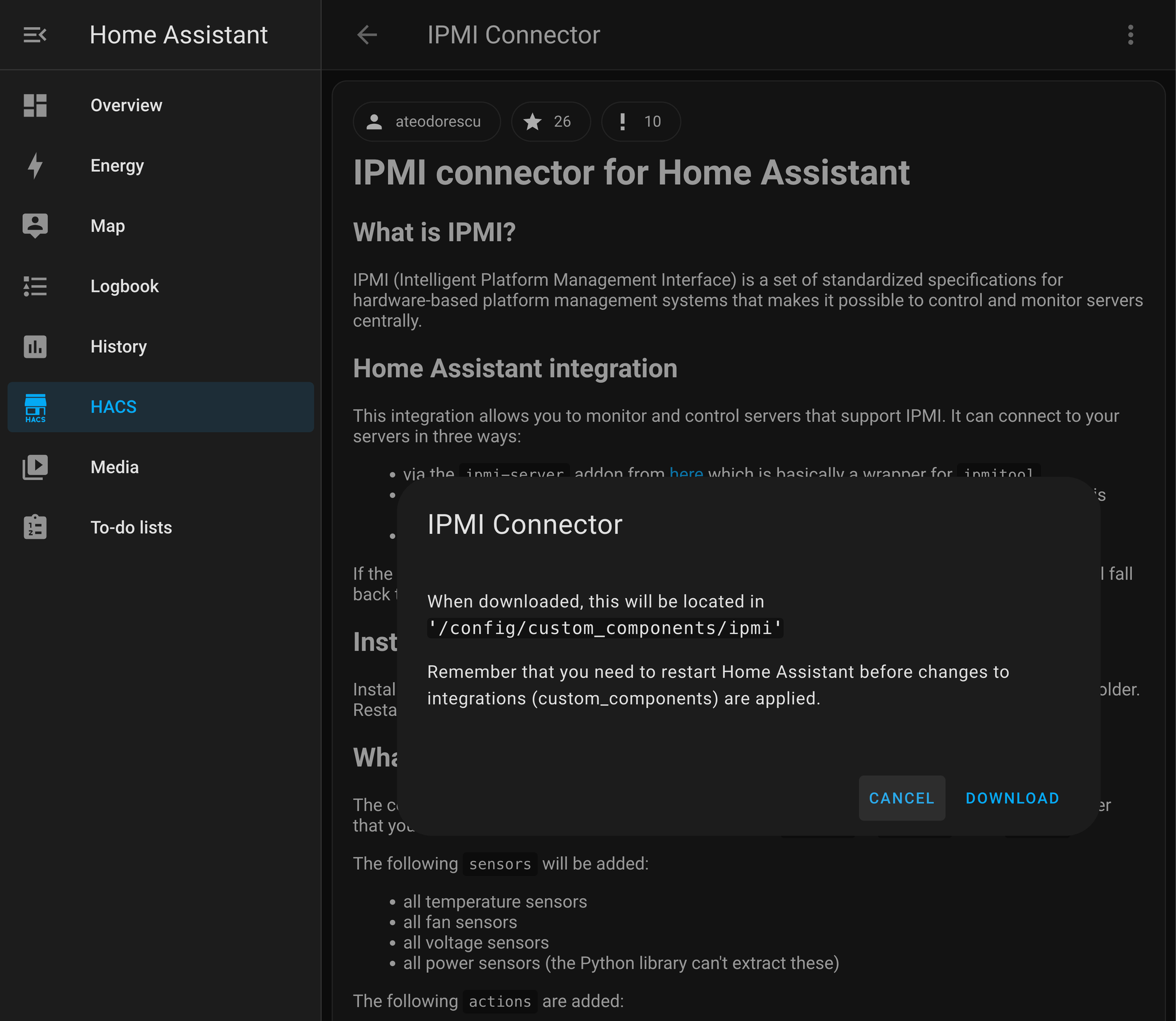 Controlling home server over IPMI from an iPhone via Apple Home